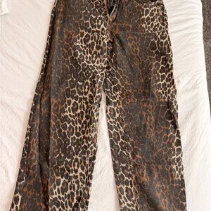 Edikted Animal Print Trousers